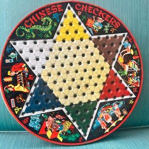 Vintage Chineese Checkers Game